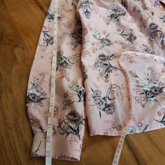 Vintage 70's Floral Button Down Blouse • Sz 11/12 - Picture 15 of 15